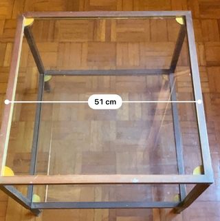 Mesa de centro auxiliar Estructura metalica Chollo