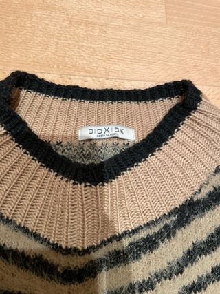 Jersey estampado cebra mujer