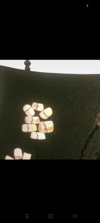 Bolso de fiesta negro con pedrería (marca local)