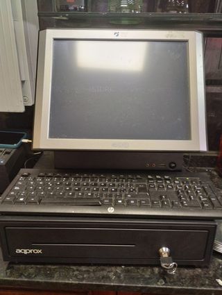 Ordenador HP TPV con cajón portamonedas