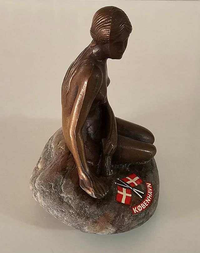 Sirenetta Copenaghen Little Mermaid statuetta