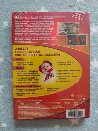 Dvd precintado Los increíbles Edición Especial
