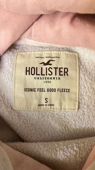 Sudadera Hollister Rosa