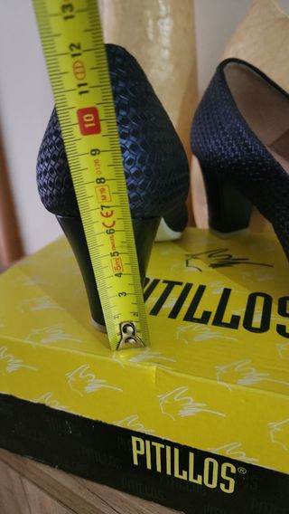 Zapatos Pitillos Piel Talla 38 Sin Estrenar