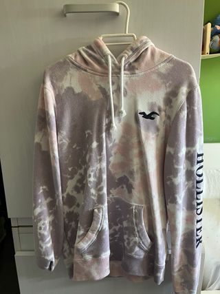 Sudadera Hollister Tie-Dye Rosa y Morada