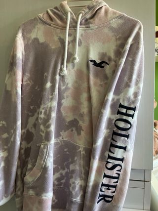 Sudadera Hollister Tie-Dye Rosa y Morada