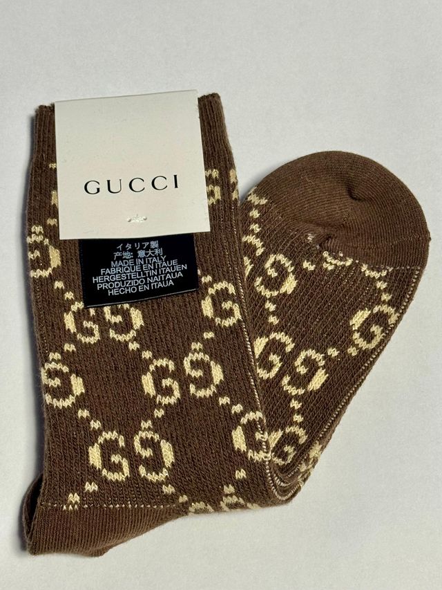 Calcetines Gucci GG Marrón Talla Única
