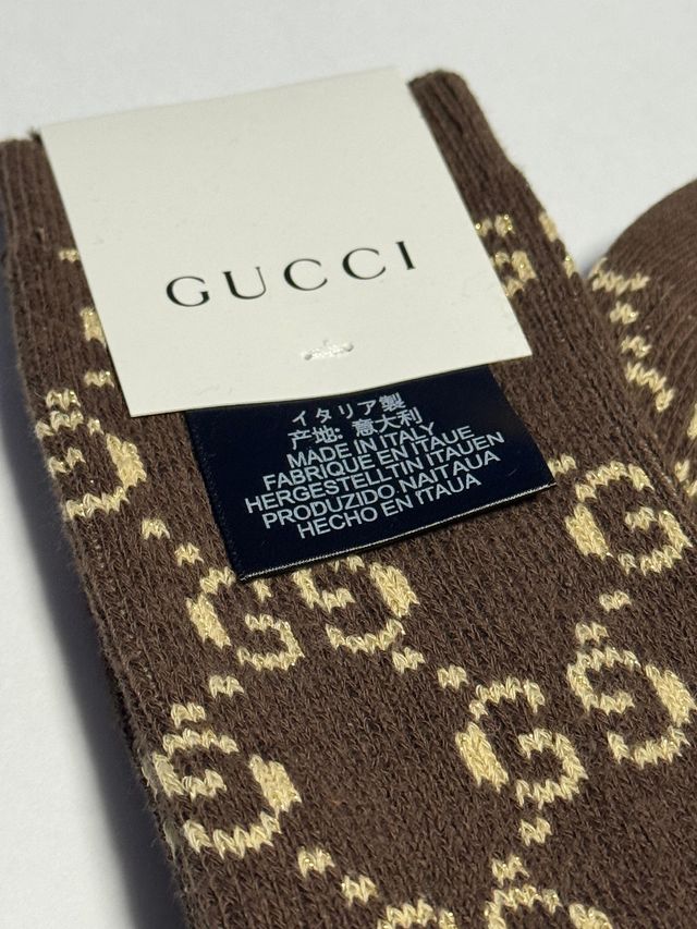 Calcetines Gucci GG Marrón Talla Única