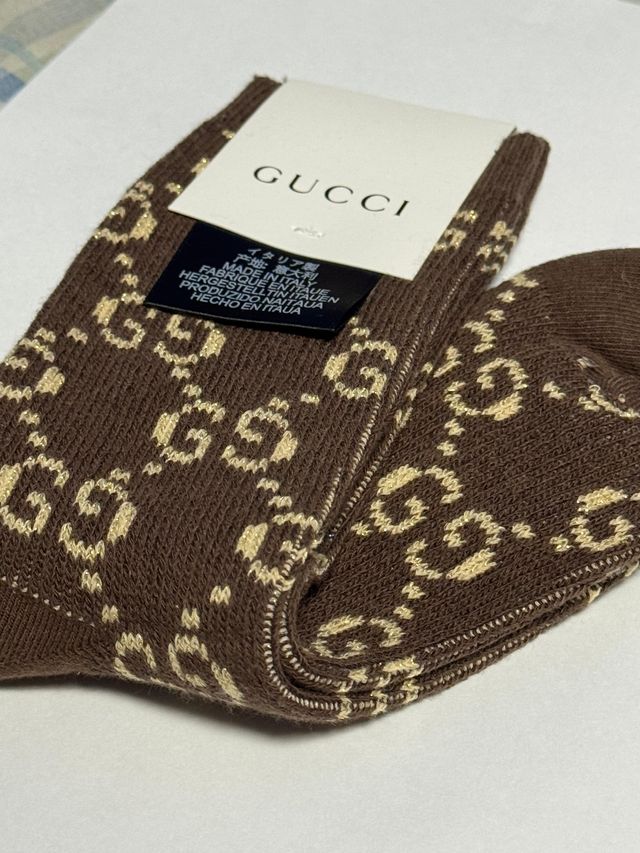 Calcetines Gucci GG Marrón Talla Única