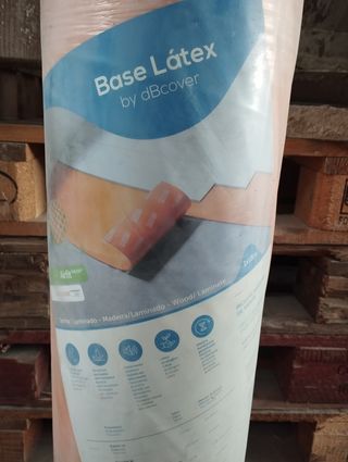 3 rollos de base aislante suelo vinílico/ parquet