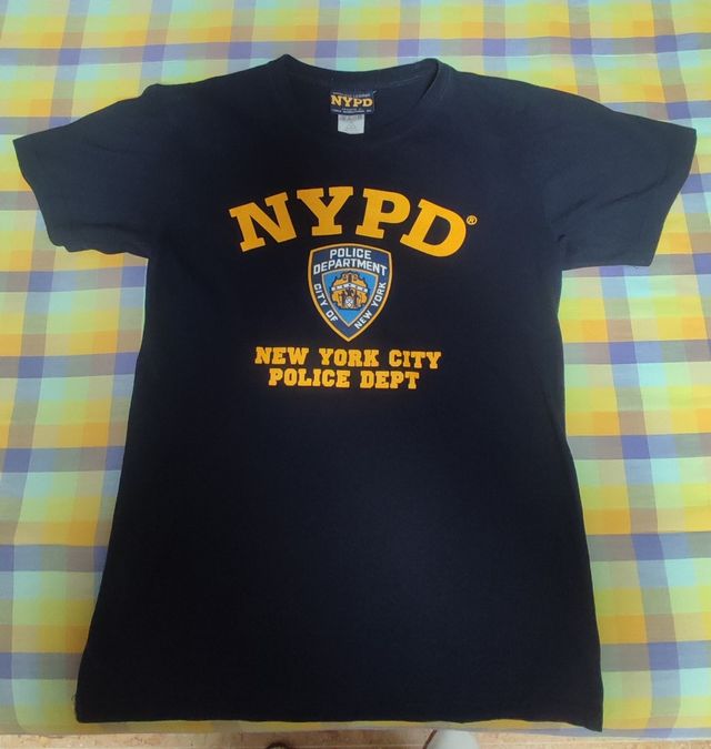 Camiseta NYPD Policía Nueva York azul marino