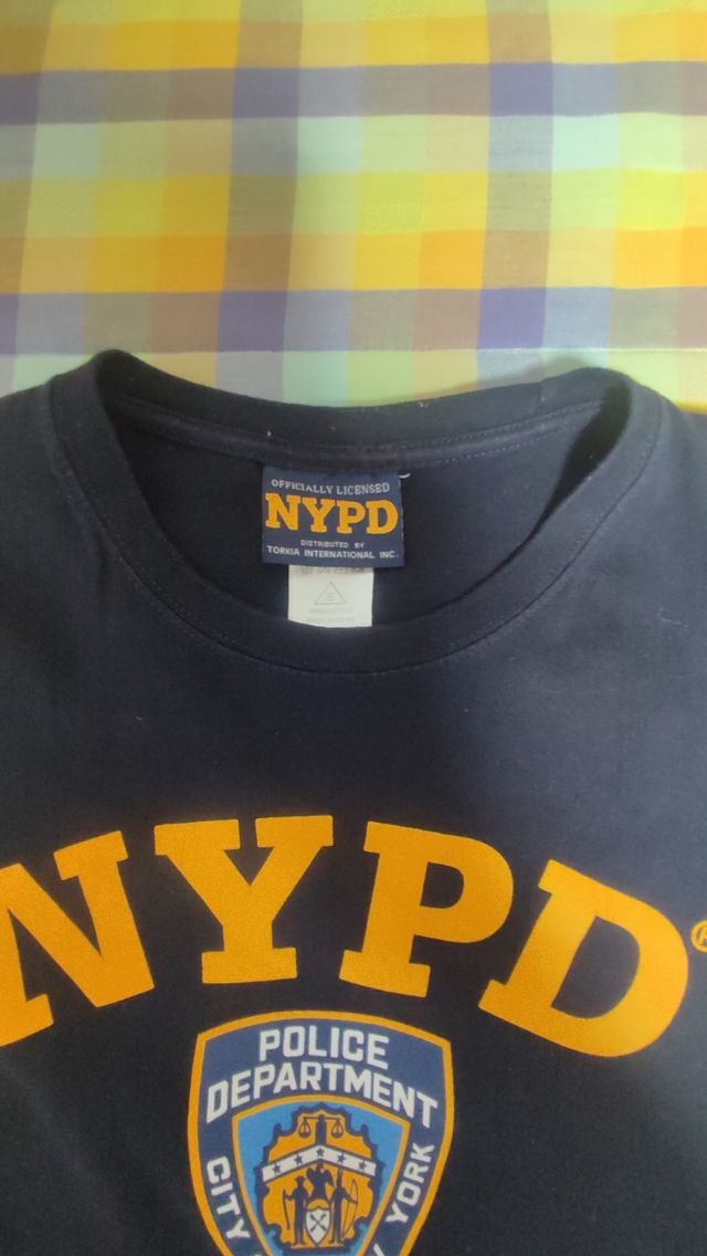Camiseta NYPD Policía Nueva York azul marino