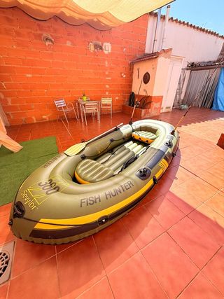 Barca hinchable extra grande pesca y recreo 