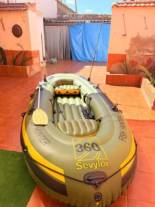 Barca hinchable extra grande pesca y recreo 