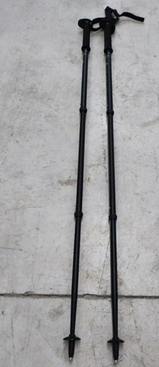 Bastones de trekking negros ajustables