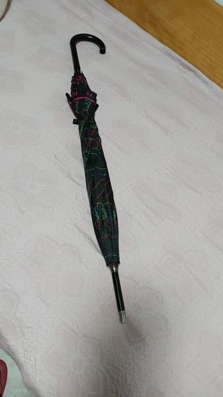 Paraguas Tous grande negro multicolor 