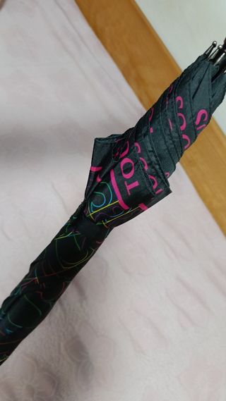 Paraguas Tous grande negro multicolor 