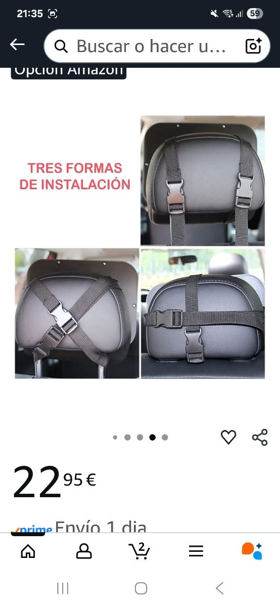 Espejo LED Coche Bebé Prolyr