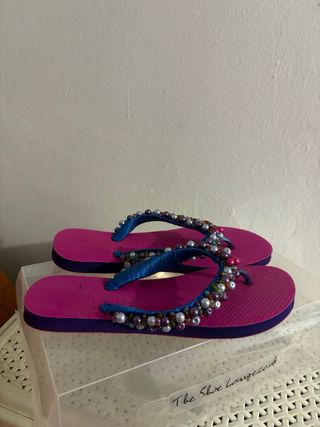 Chanclas Mujer Decoradas Multicolor