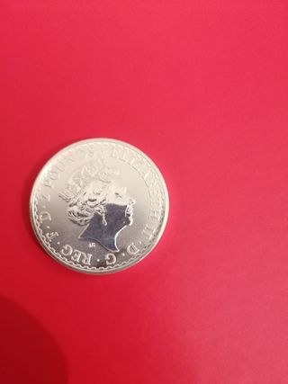 Moneda de Plata 2 Libras Isabel II