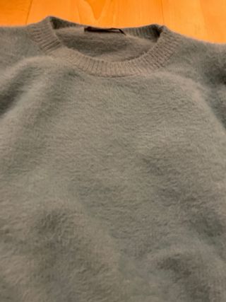 Jersey azul mujer