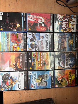 Consola PS2 Negra + 2 Mandos