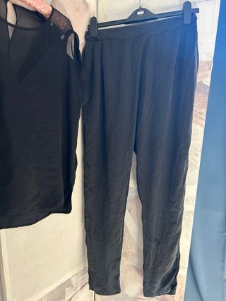 Conjunto Samsoe Samsoe Top y Pantalón Seda Clu S M