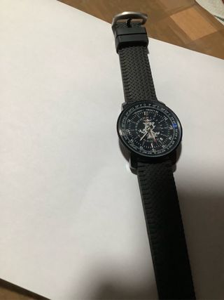 Orologio da uomo nero / argento