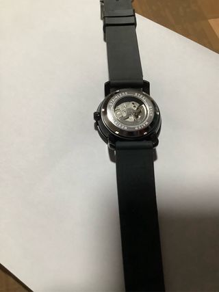 Orologio da uomo nero / argento