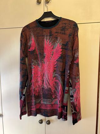 Custo Barcelona Camiseta Naranja y Negra