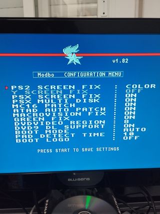 PlayStation 2 Modbo v1.82