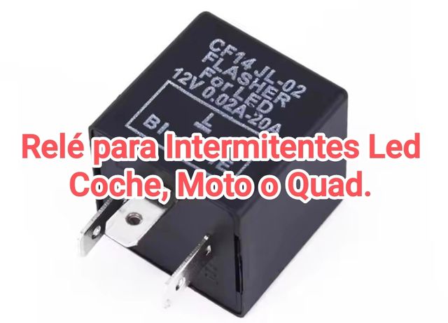 Relé Intermitentes LED para Coche,Quad o Moto