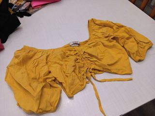 Pull&Bear Top Amarillo XS/34/6