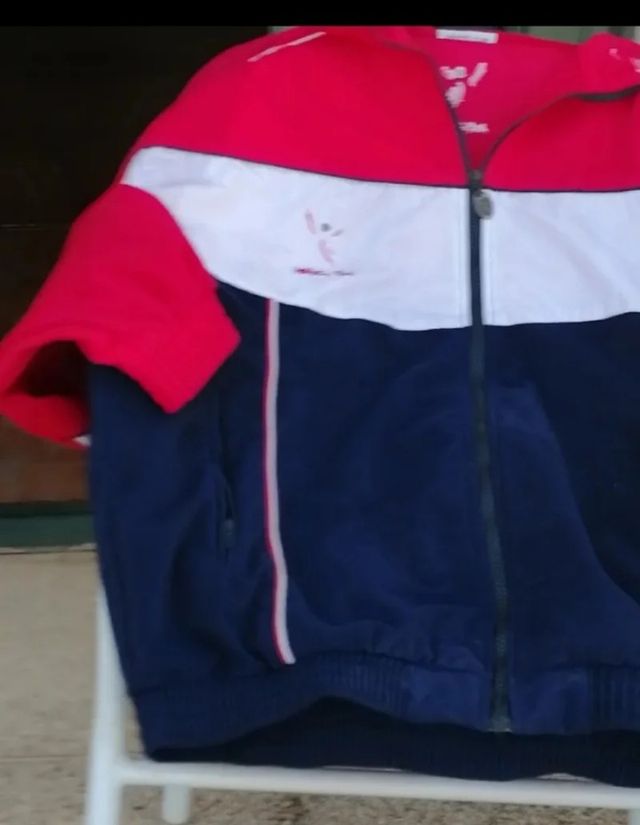 Chaqueta Athletic Caballero Azul y Roja