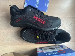 Zapatos Sparco Practice Talla 42 Negros Rojos