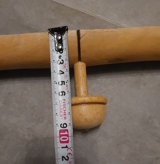 Perchero de madera vintage