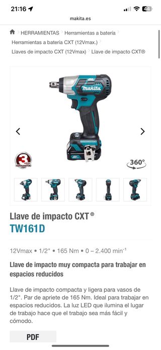 Lote herramientas Makita 12v BL