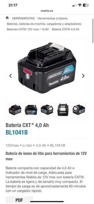 Lote herramientas Makita 12v BL