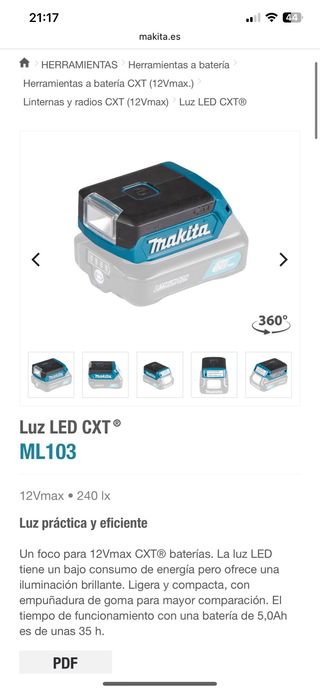 Lote herramientas Makita 12v BL