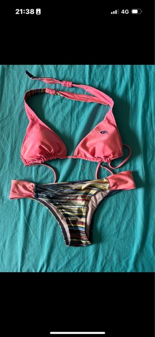 Bikini Rip Curl Multicolor y Rosa