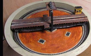 Plataforma giratoria maquetas tren N/H0