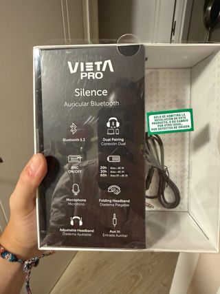 Auriculares Bluetooth Vieta Pro Silence Negros