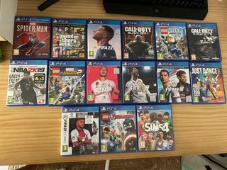 Lote 12 Juegos PS4 (Sin GTA)