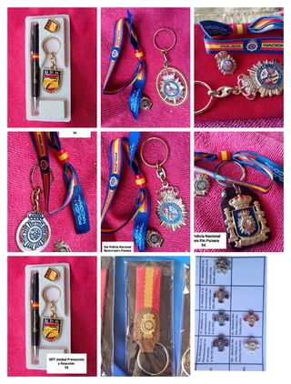 Set llavero bolígrafo pulsera Guardia Civil