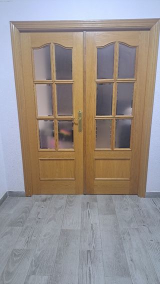 Puertas de madera maciza