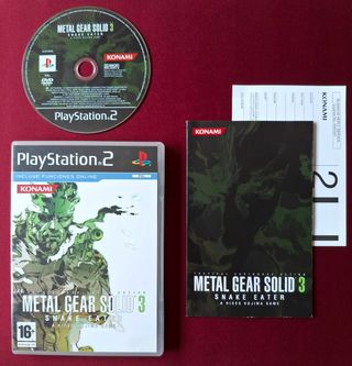 🇪🇸 METAL GEAR SOLID 3 PS2 PAL ESPAÑA COMPLETO