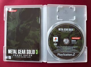 🇪🇸 METAL GEAR SOLID 3 PS2 PAL ESPAÑA COMPLETO