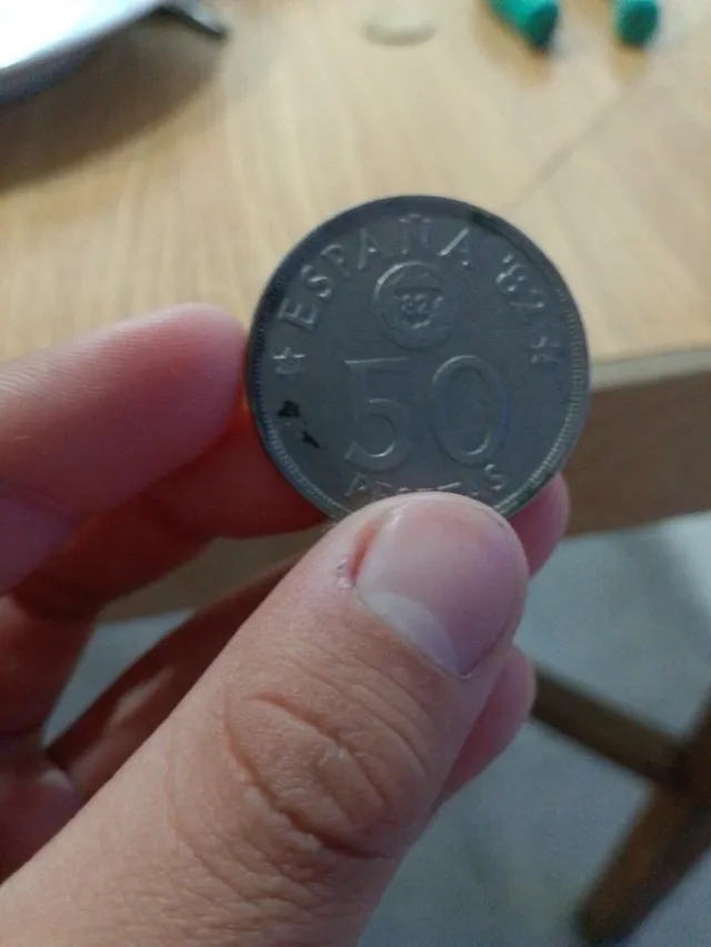 Moneda 50 Pesetas Mundial 1980 Juan Carlos I