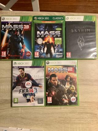 Giochi Xbox 360: Mass Effect, Skyrim, FIFA 14 (FR)