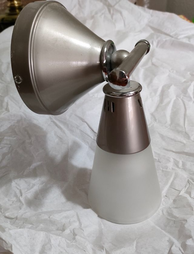 Apliques de pared modernos plateados